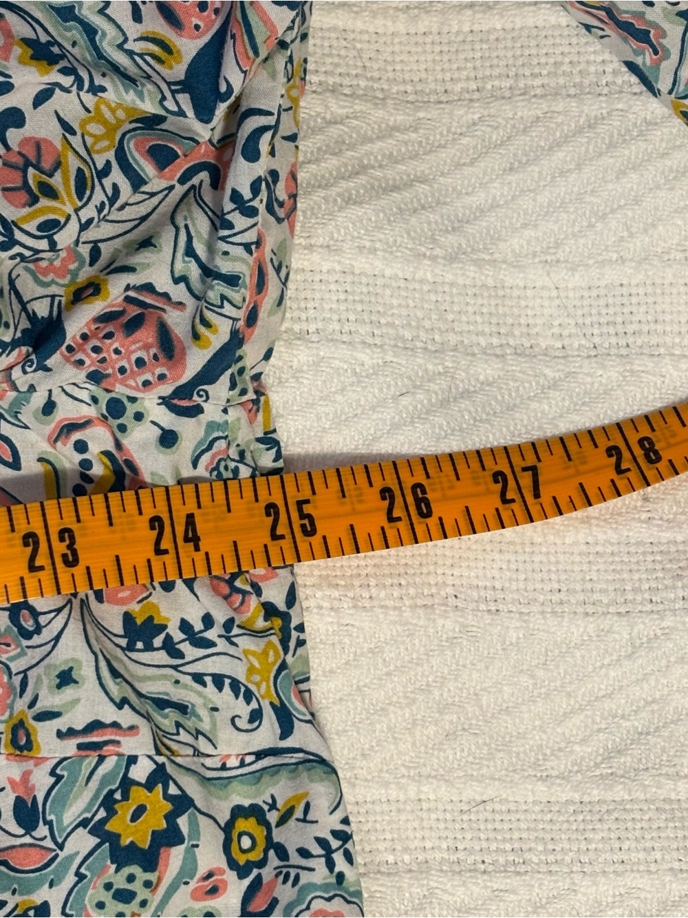 Talbots Blouse 2X 100% Cotton Top Long Sleeve Bird Floral Print Smocked Shirt - Picture 7 of 9